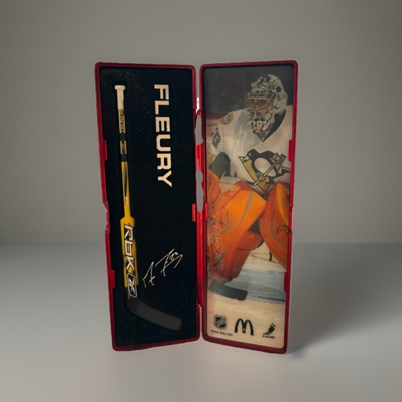 2007-2008 Marc-André Fleury Star Sticks McDonalds Pittsburgh Penguins - Picture 2 of 2